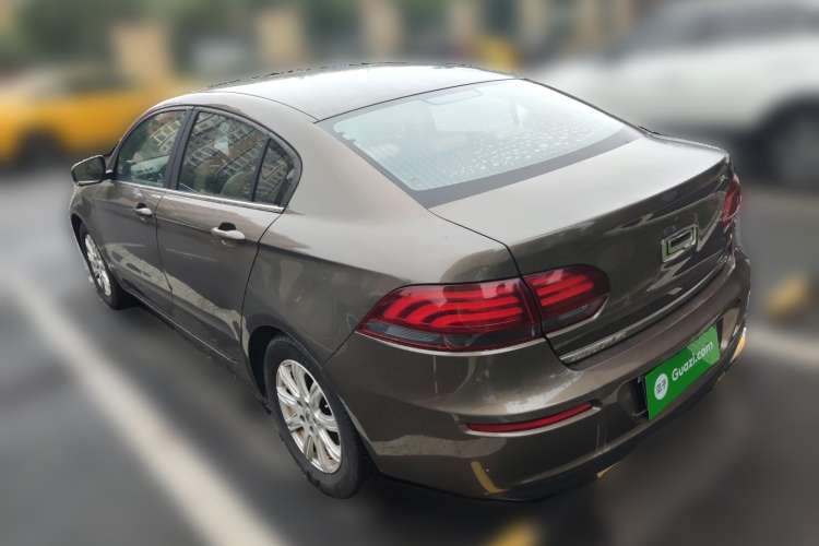 Used Qoros 3 2014 Sedan 1.6L Automatic Zhiyue Model Rear Left 45 Deg