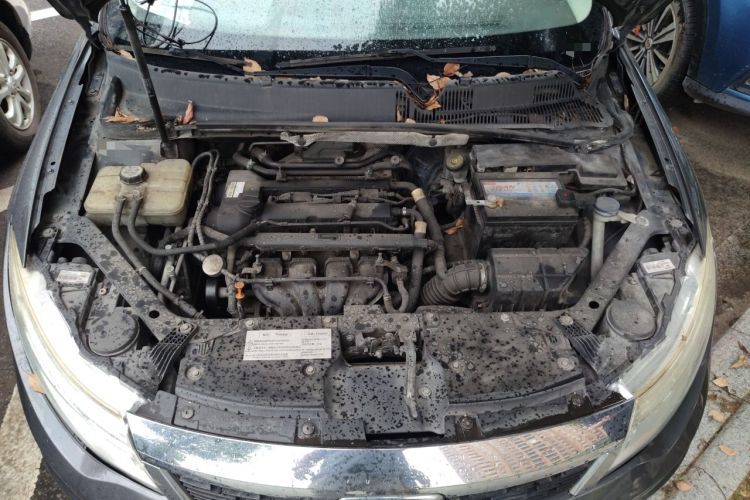Used Qoros 3 2014 Sedan 1.6L Automatic Zhiyue Enhanced Model Engine Bay