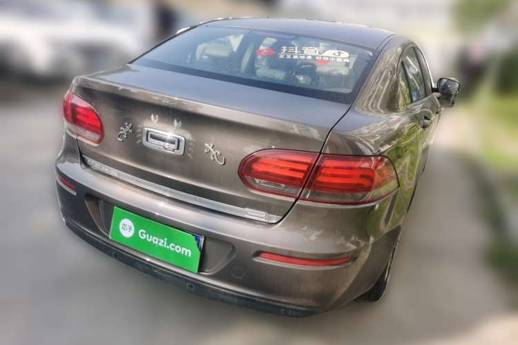 Used Qoros 3 2014 Sedan 1.6L Automatic Zhiyue Model Rear Right 45 Deg