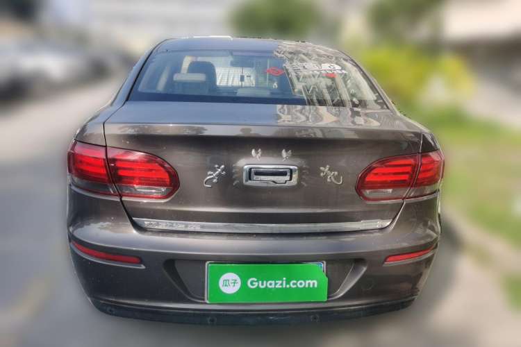 Used Qoros 3 2014 Sedan 1.6L Automatic Zhiyue Model Rear