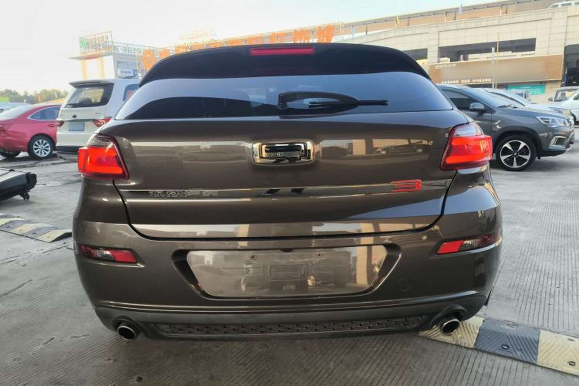 Used Qoros 3 2016 Hatchback 1.6T Automatic ZhiKu Model Rear