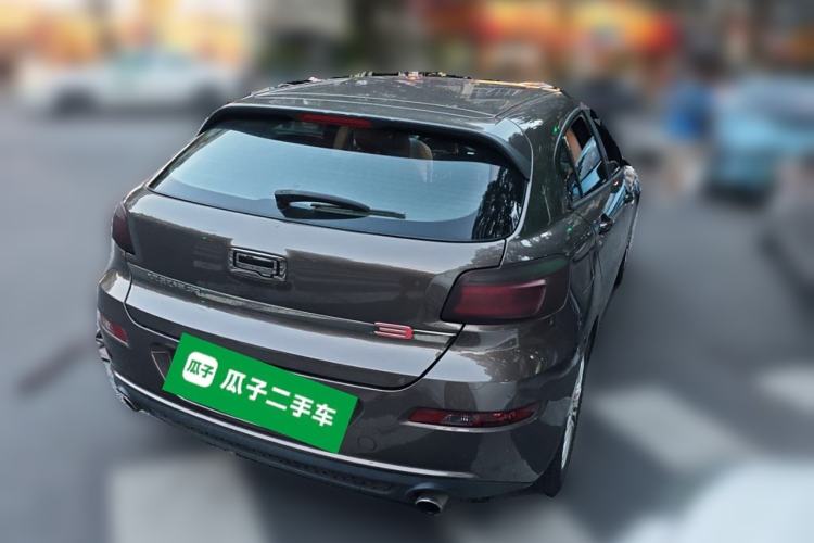 Used Qoros 3 2016 Hatchback 1.6T Automatic ZhiKu Model Rear Right 45 Deg