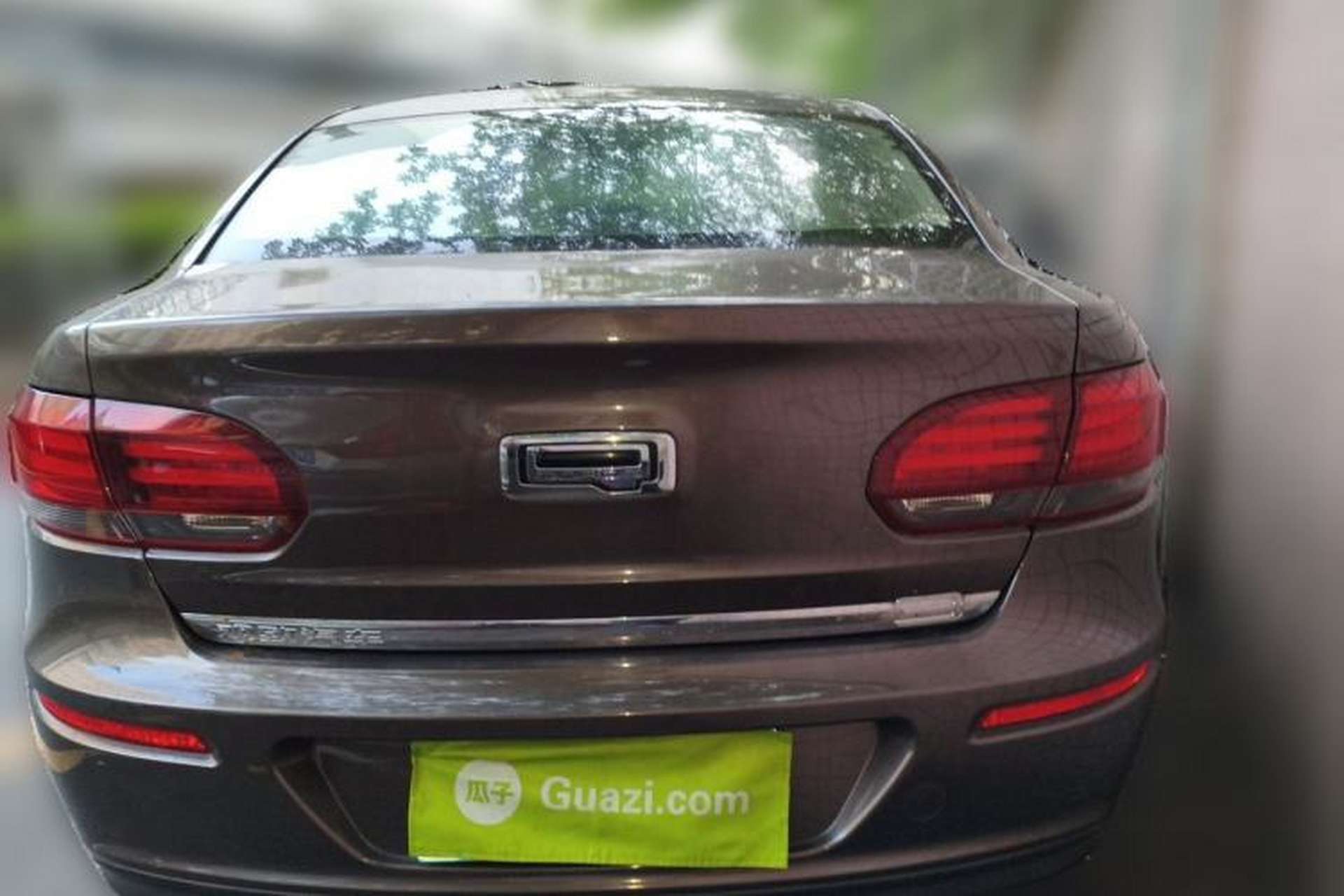 Used Qoros 3 2016 Sedan 1.6L Automatic Zhiyue Model Rear