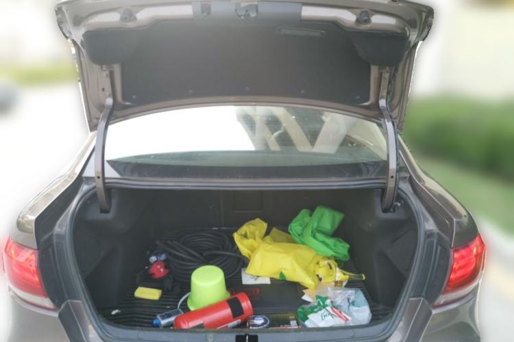 Used Qoros 3 2016 Sedan 1.6T Automatic ZhiZhen Model Trunk