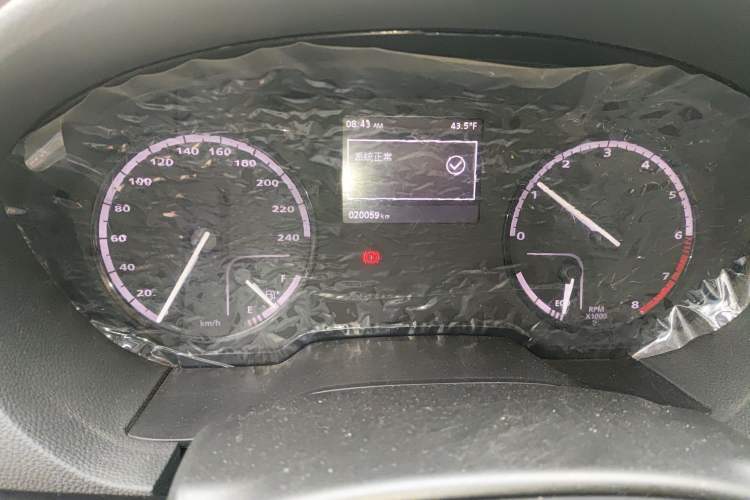 Used Qoros 3 2017 GT 1.6T Manual Enjoyment Model Odometer Close Up