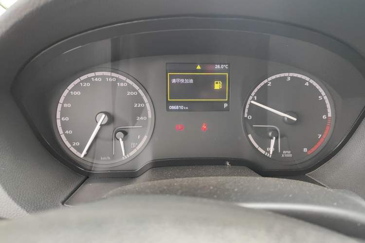 Used Qoros 3 2018 Sedan 1.6L Automatic Leading Model Odometer Close Up
