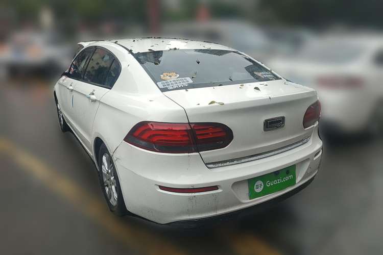 Used Qoros 3 2018 Sedan 1.6L Automatic Leading Model Rear Left 45 Deg