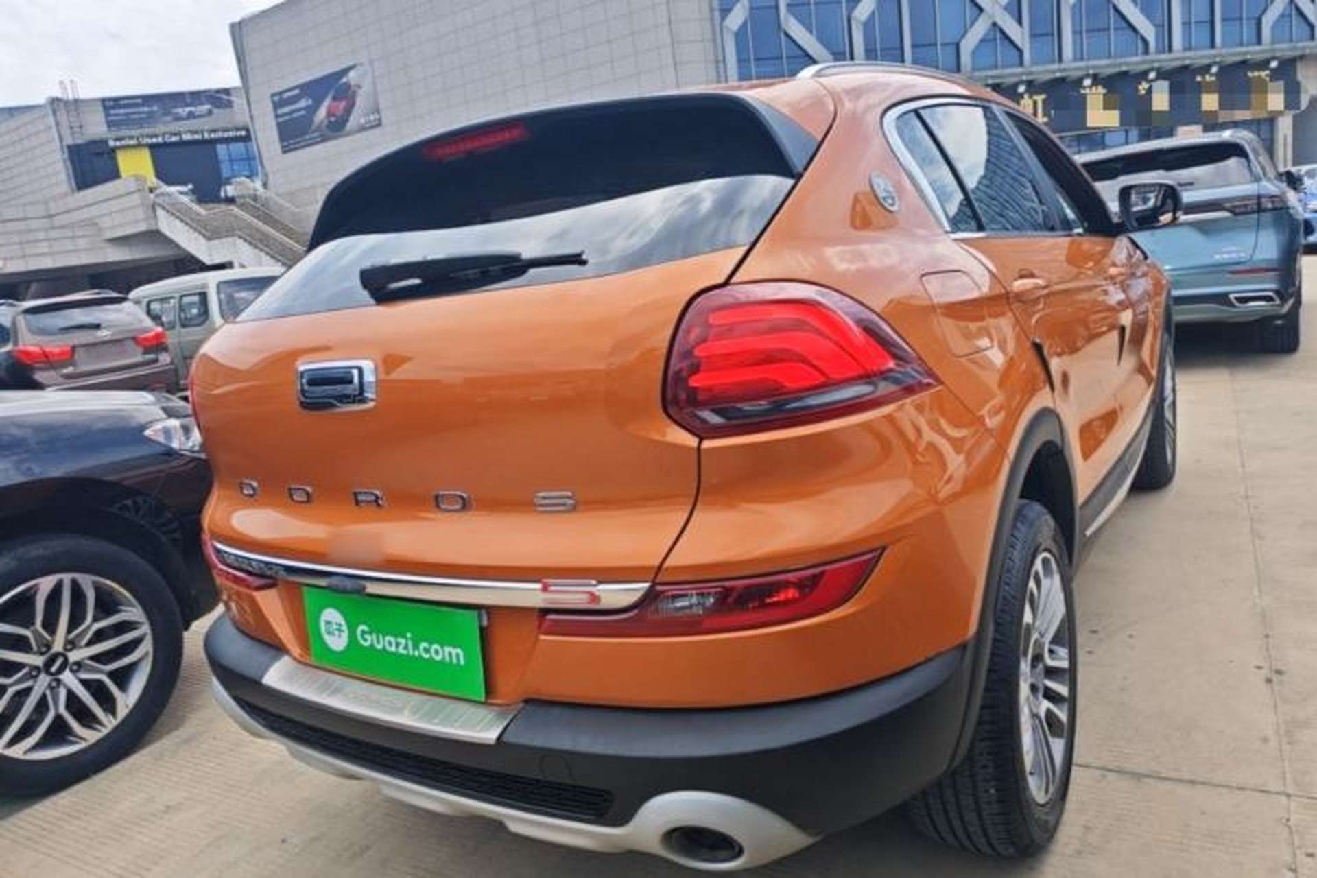 Used Qoros 5 2017 1.6T Automatic Prestige Model Rear Right 45 Deg
