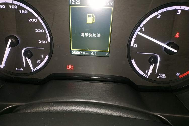 Used Qoros 5 2018 Revised Version 1.6T Automatic Leading Edition Odometer Close Up