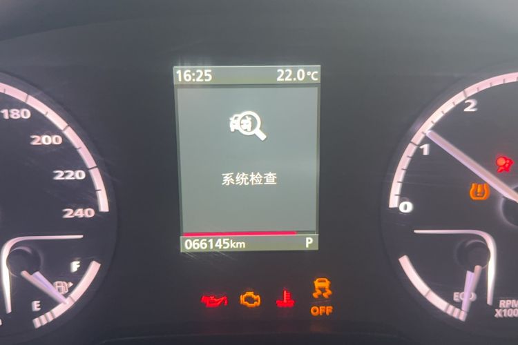 Used Qoros 5 2018 Revised 1.6T Automatic Luxury Version Odometer Close Up