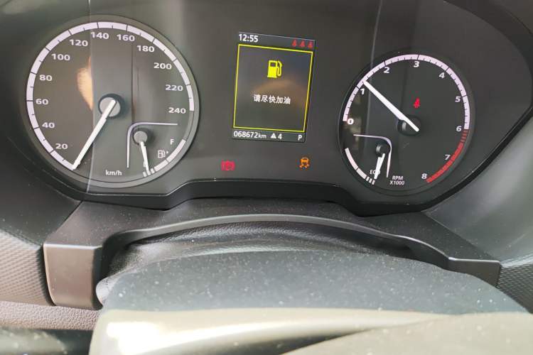 Used Qoros 5 2018 Revised Version 1.6T Automatic Flagship Edition Odometer Close Up