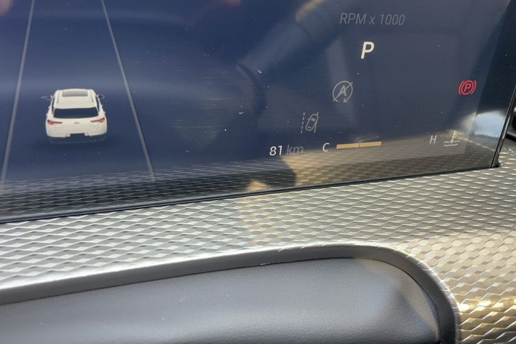 Used Qoros 7 2020 1.8T Cruise Luxury Model Odometer Close Up
