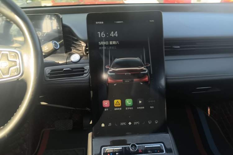 Used Qoros 7 2020 1.6T Escort Elite Model Audio And AC Panel