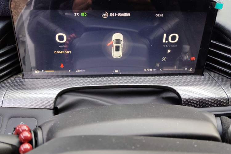 Used Qoros 7 2020 1.6T Cruise Luxury Model Odometer Close Up