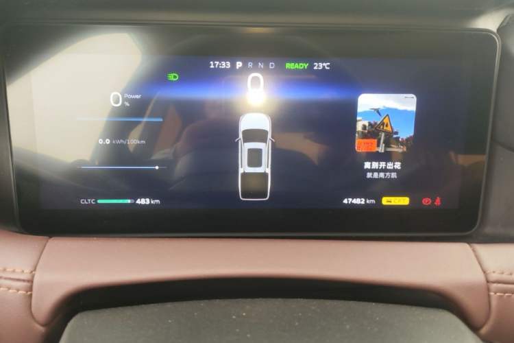 Used Radar Horizon 2023 550 km Enjoyment Edition Odometer Close Up