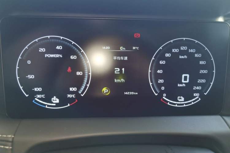 Used Radar Horizon 2023 550 km Creator Edition Odometer Close Up
