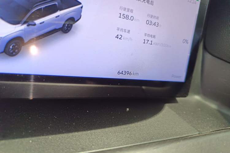 Used Radar Horizon 2024 460 km All-Wheel-Drive Air Version Odometer Close Up
