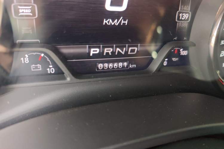 Used RAM Trucks  Odometer Close Up