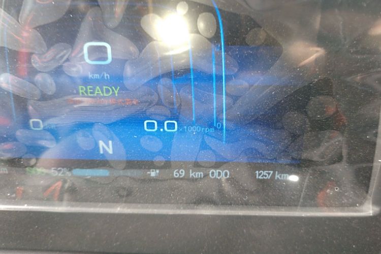 Used REACH MINI Truck 2023 140km Long Wheelbase Van Ambition Version Odometer Close Up