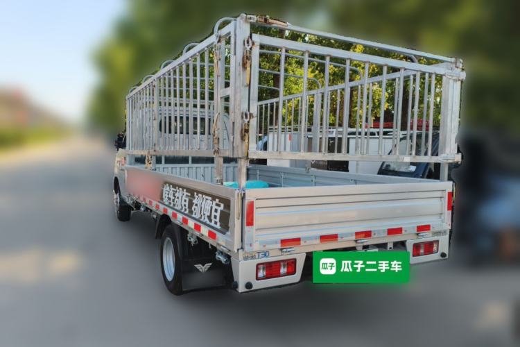 Used REACH Small Truck 2025 Model 3.8-meter Single-Row Pure Electric Flatbed Truck, 55.06 kWh—Comfort Edition Rear Left 45 Deg