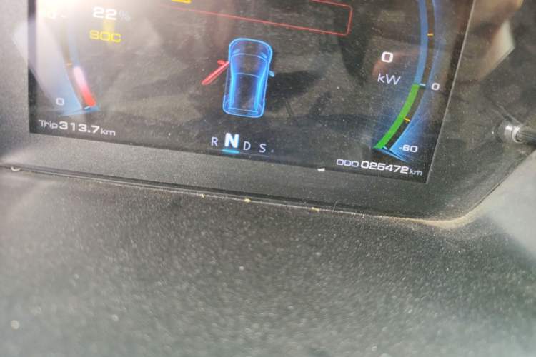 Used Red Star Shanshan X2 2018 Starlight 300 Odometer Close Up
