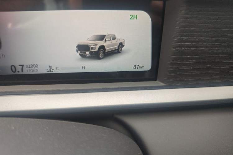 Used RELY Venucia R08 2025 Model 2.3T 6MT 4WD Diesel Standard Box Trail Edition Odometer Close Up