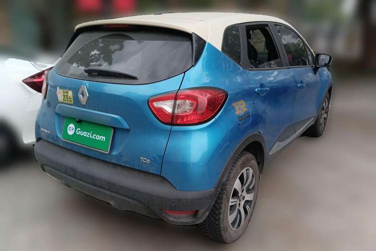 Used Renault Captur 2015 1.2T Automatic Comfort Edition Rear Right 45 Deg