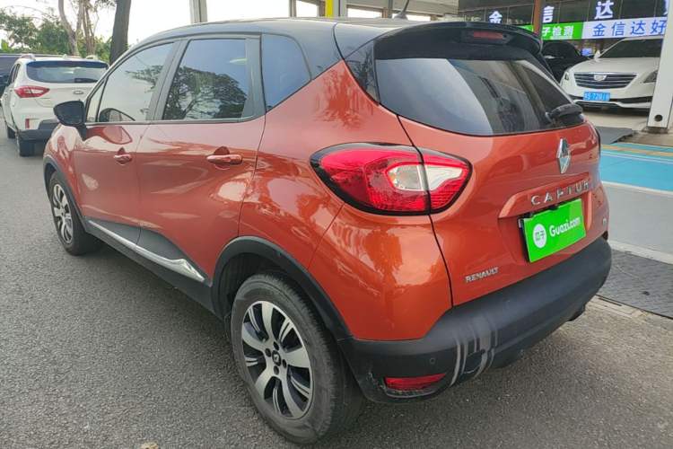 Used Renault Captur 2015 1.2T Automatic Comfort Edition Rear Left 45 Deg