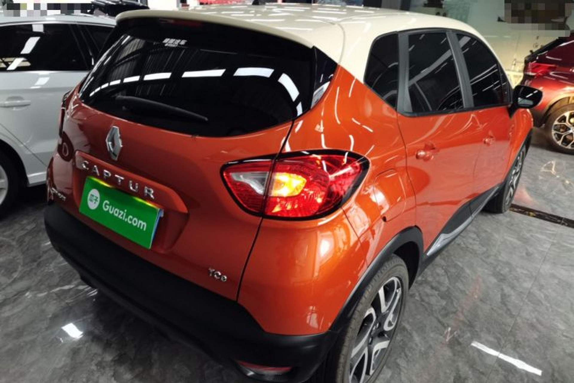 Used Renault Captur 2015 1.2T Automatic Comfort Edition Rear Right 45 Deg