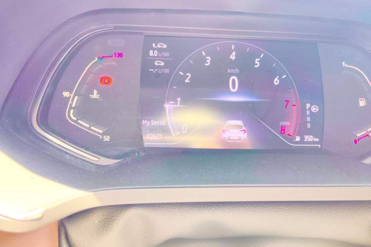 Used Renault Clio 2019 TCe270 Automatic Prestige Model Odometer Close Up