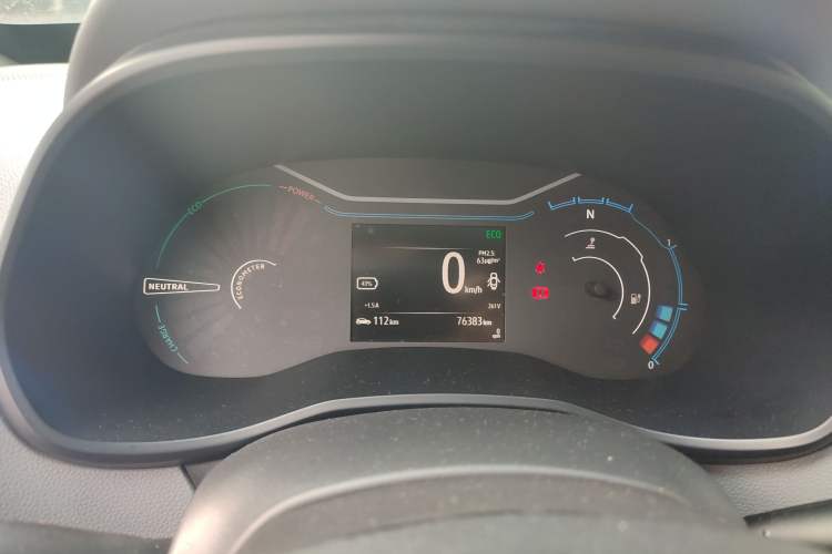 Used Renault E-Nuo 2019 e-Intelligent Model Odometer Close Up