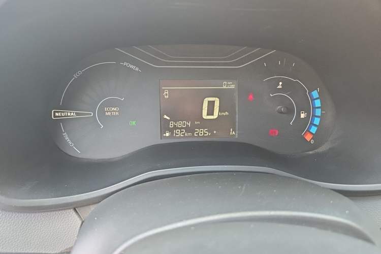 Used Renault E-Nuo 2019 e-Smart Model Odometer Close Up