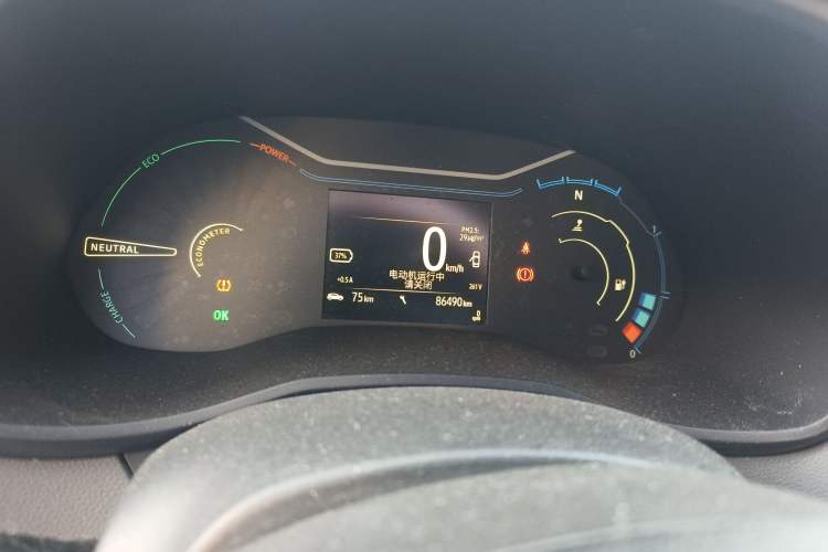 Used Renault E-Nuo 2019 e-Intelligent Model Odometer Close Up