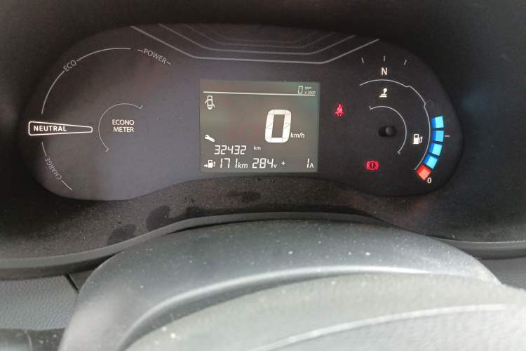 Used Renault E-Nuo 2019 e-Smart Model Odometer Close Up