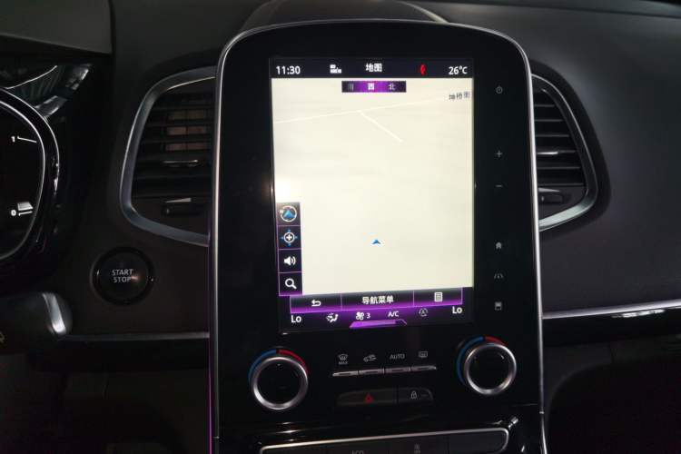 Used Renault Espace Classic 2018 TCe 300 Comfort Edition Audio And AC Panel