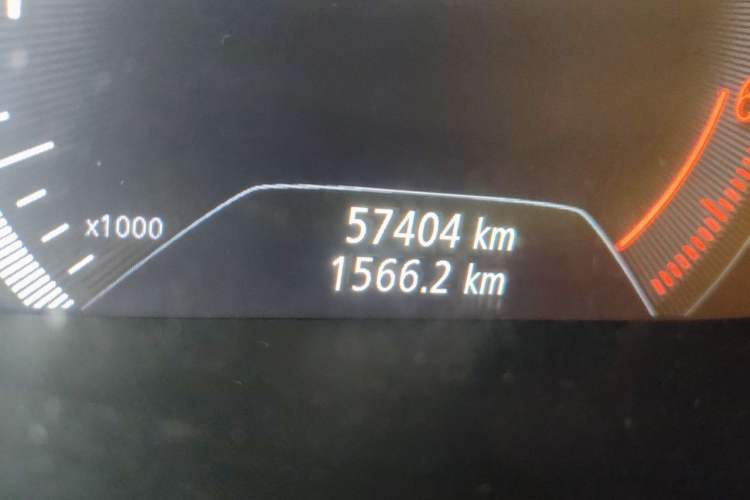 Used Renault Kadjar 2016 2.0L Two-Wheel Drive Prestige Edition Odometer Close Up