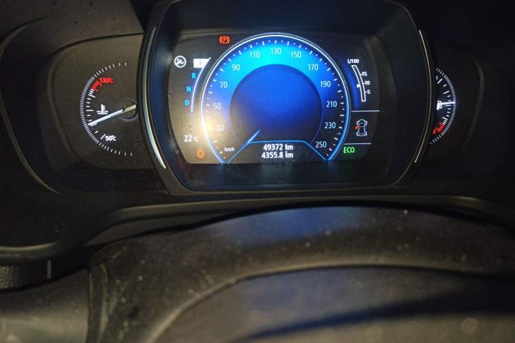 Used Renault Kadjar 2017 2.0L Two-Wheel Drive Fashion Edition Odometer Close Up