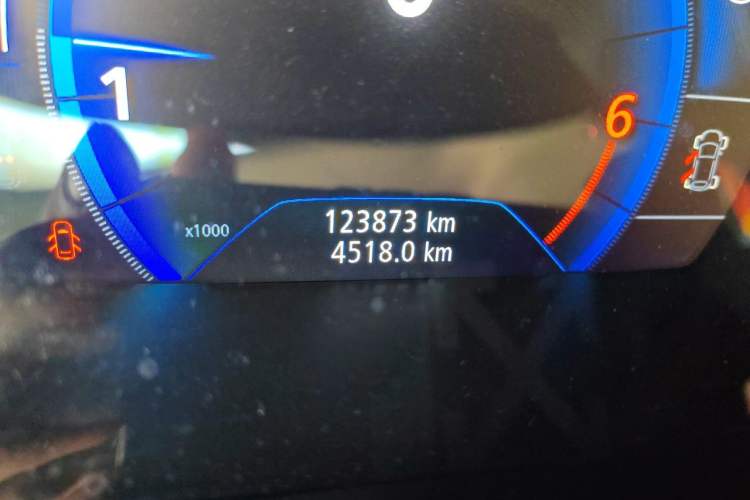Used Renault Kadjar 2017 2.0L Two-Wheel-Drive Leading Edition Odometer Close Up