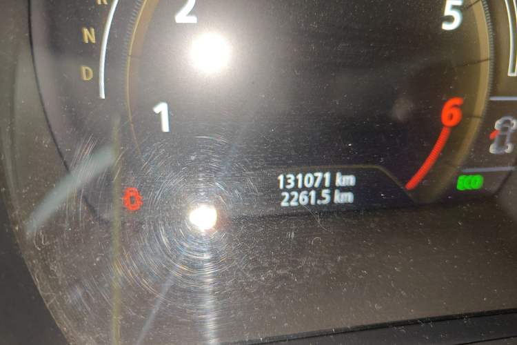 Used Renault Kadjar 2017 2.0L Two-Wheel Drive Luxury Edition Odometer Close Up