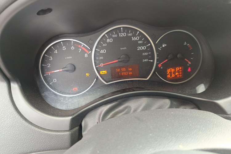 Used Renault Koleos 2010 2.5L Four-Wheel Drive Bose Limited Edition Odometer Close Up