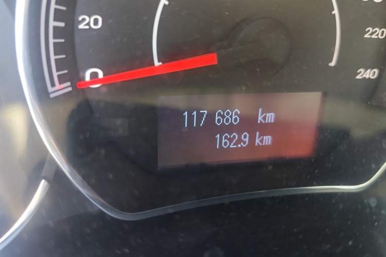 Used Renault Koleos 2012 2.5 Two-Wheel Drive Urban Edition Odometer Close Up