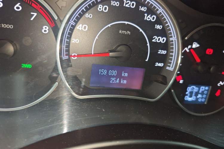 Used Renault Koleos 2013 2.5L 4x4 Comfort Edition Odometer Close Up