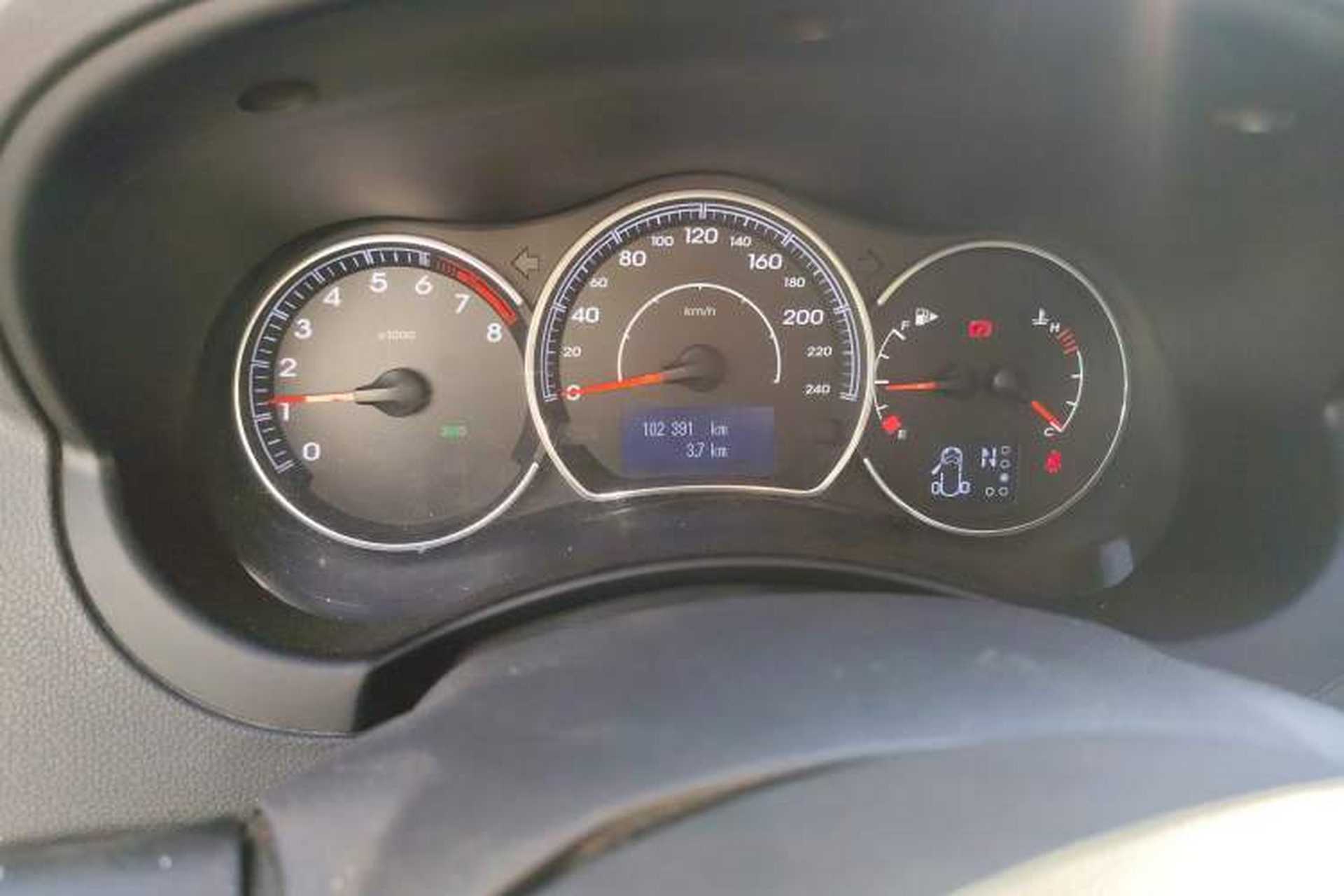 Used Renault Koleos 2013 2.5L Four-Wheel Drive Luxury Edition Odometer Close Up
