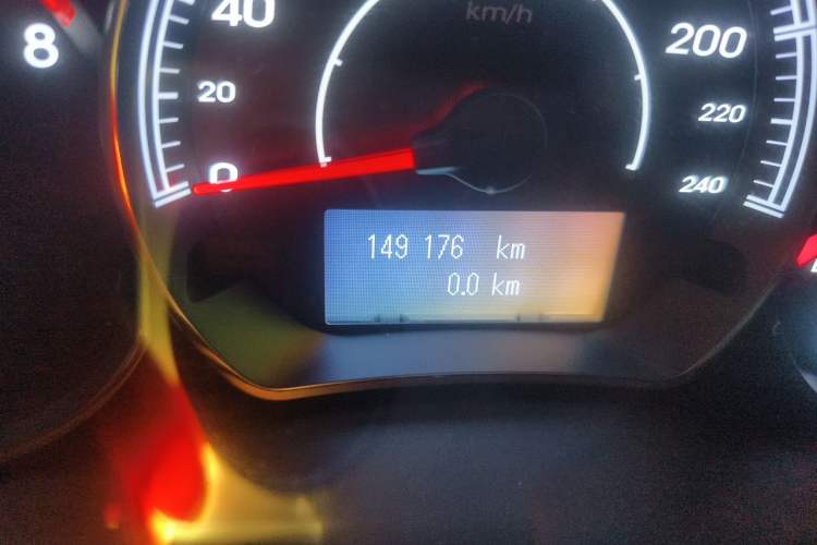 Used Renault Koleos 2014 2.0L Two-Wheel Drive Fashion Edition Odometer Close Up