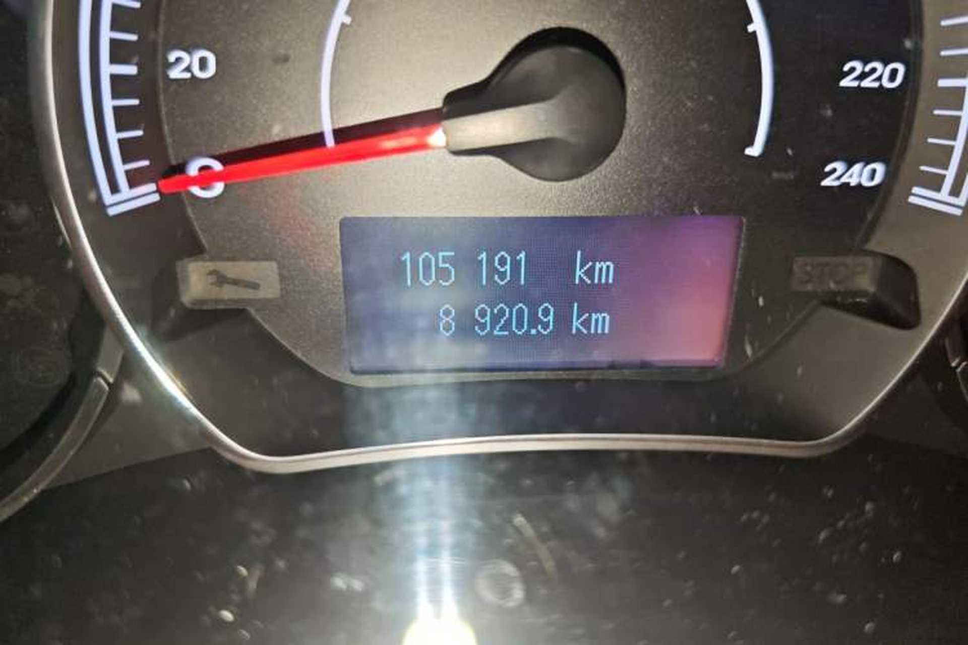 Used Renault Koleos 2014 2.5L 4x4 Comfort Edition Odometer Close Up