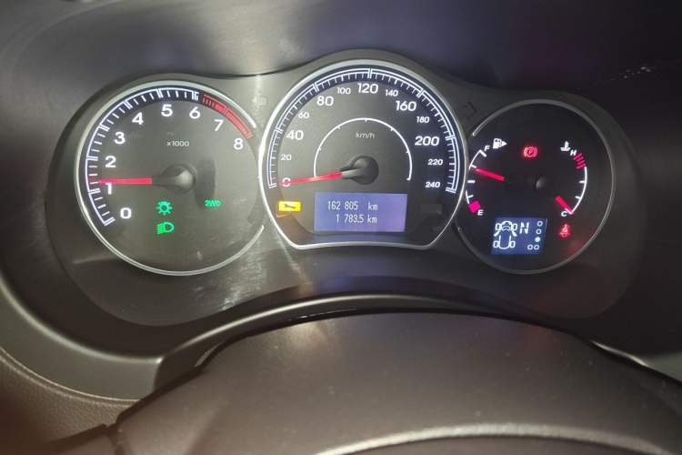 Used Renault Koleos 2014 2.5L 4x4 Comfort Edition Odometer Close Up