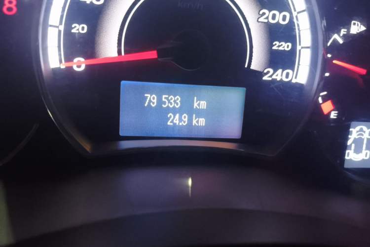 Used Renault Koleos 2014 2.5L 4x4 Comfort Edition Odometer Close Up