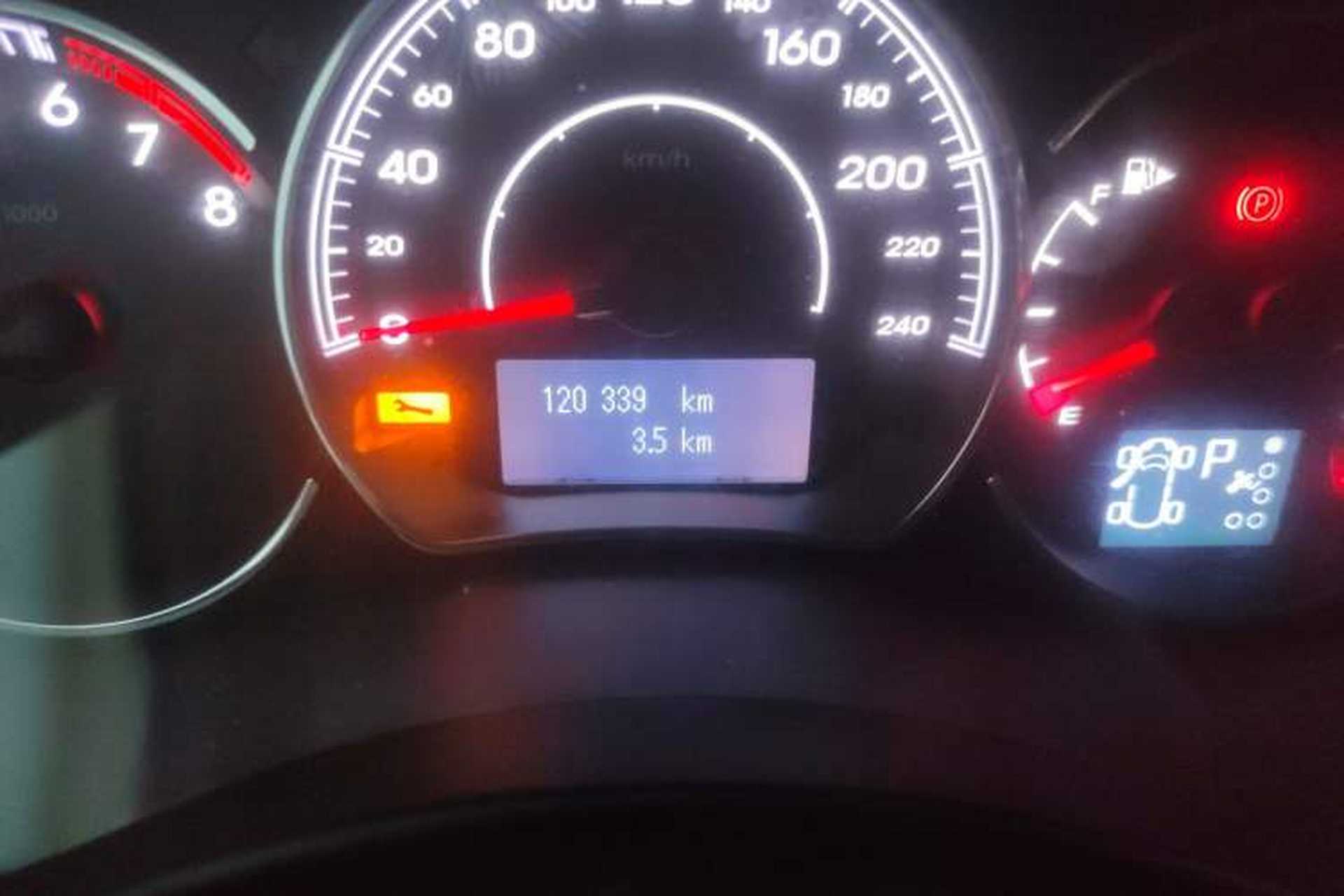 Used Renault Koleos 2014 Revised Version 2.0L Two-Wheel Drive Fashion Edition Odometer Close Up