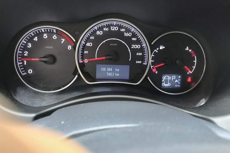 Used Renault Koleos 2014 Revised Version 2.0L Two-Wheel Drive Smart Enjoyment Edition Odometer Close Up