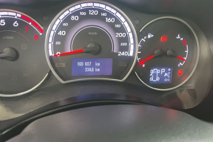 Used Renault Koleos 2016 2.0L Two-Wheel-Drive Comfort Edition with BOSE System Odometer Close Up